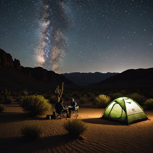 Comment organiser un camping pour une observation des étoiles en région désertique?